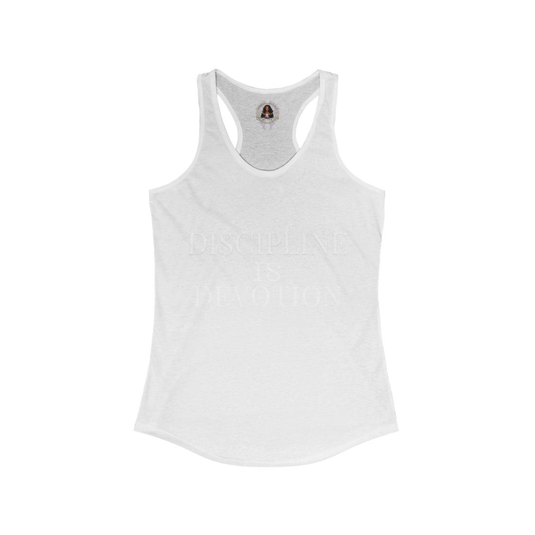 Disipline is Devotion - Empowering Women's Racerback Tank